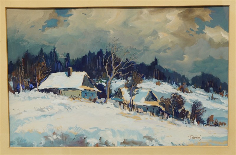 Zasněžené roubenky v horách Jaroslav PAVLIŠ, komb. tech.