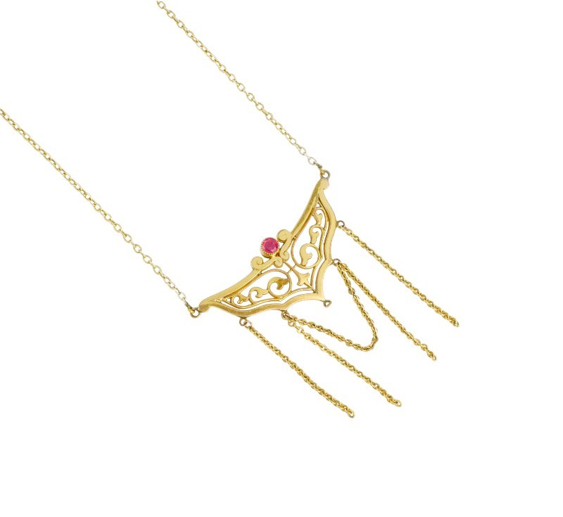 Secesní náhrdelník