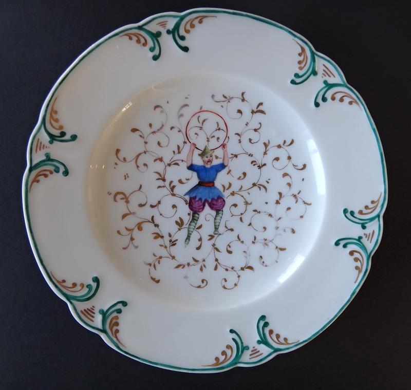 Šest talířků s chinoiserií - Klášterec, rok 1873