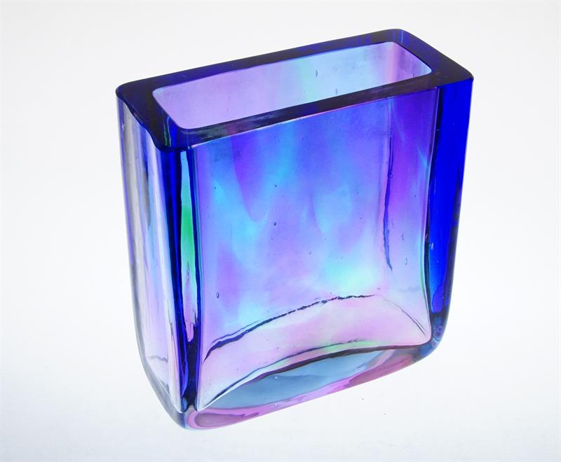 Váza se zataveným barevným dekorem - Pavel HLAVA