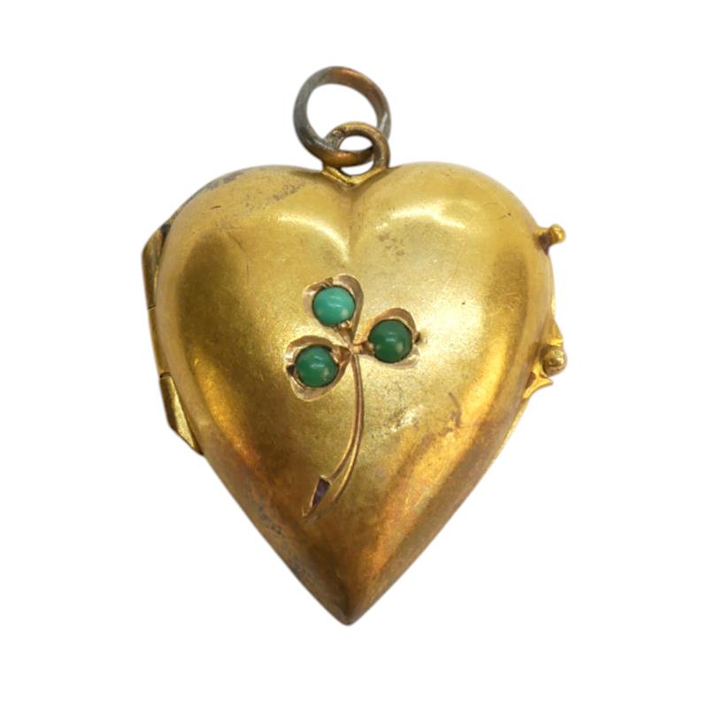 Zlatý medailon - srdce