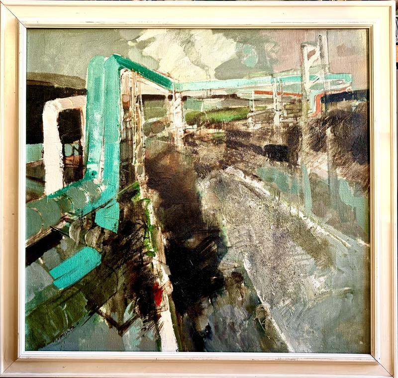 Miloš Hauzner: Průmyslová krajina (1988)