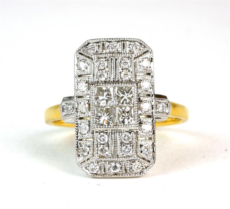 Briliantový prsten 0,65 ct