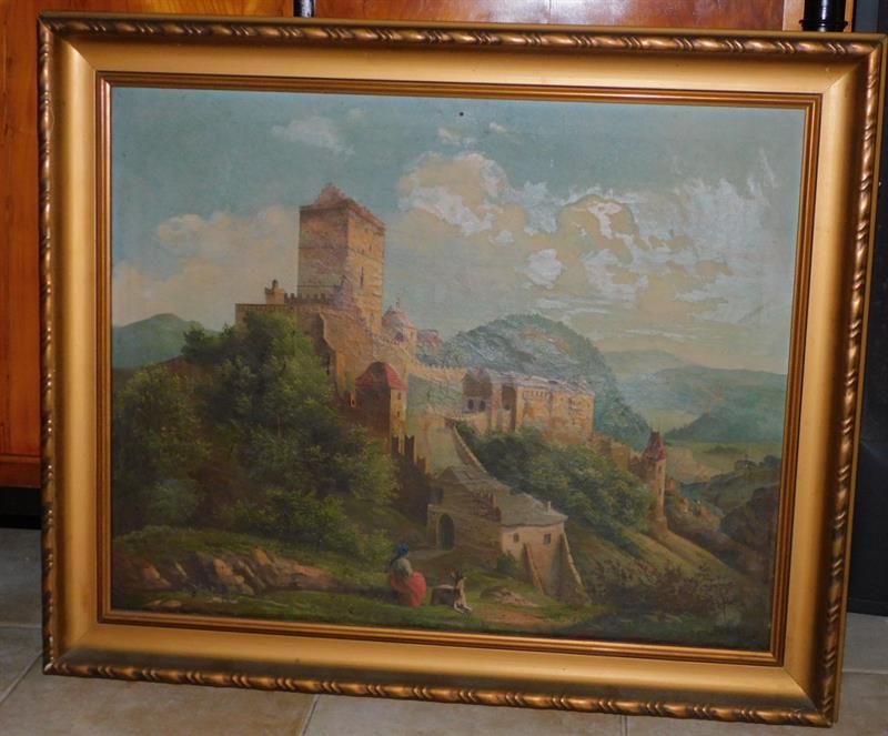 WÜRBS -  KARLŠTEJN před přestavbou, kol. 1850