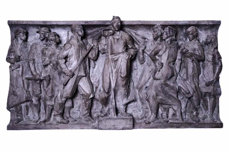 reliéfní plastika, 50. - 60. léta