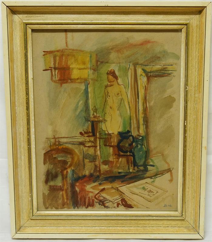 Božena Kuhnová HLINĚNSKÁ "Z atelieru" kombinovaná technika