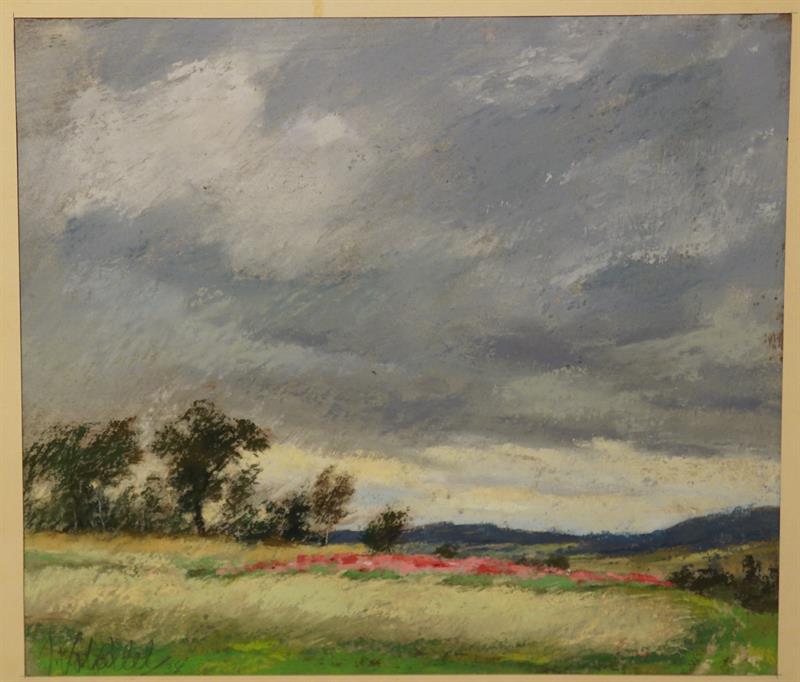 Krajinomalba v impresionistickém stylu, Josef VOKÁLEK 1938