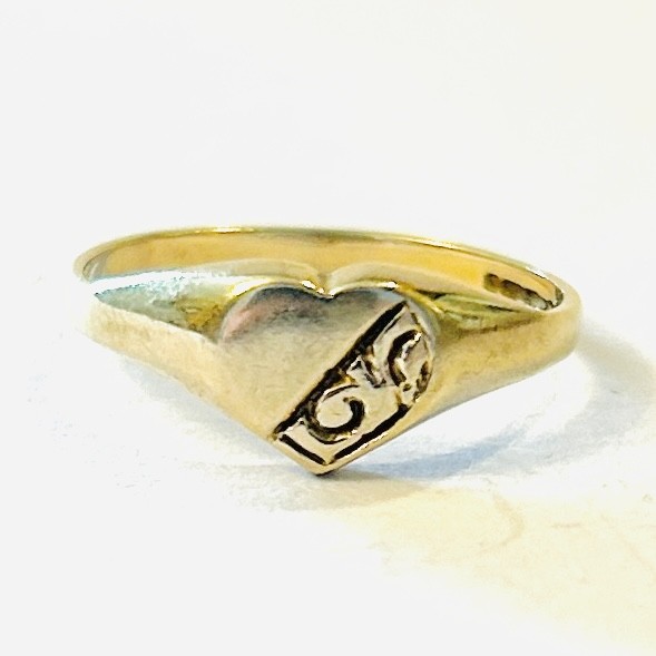 Zlatý prsten "srdce"