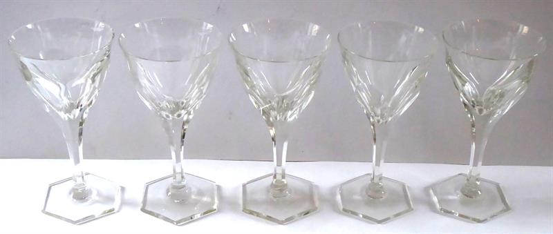 Šest likérových skleniček - typu Moser