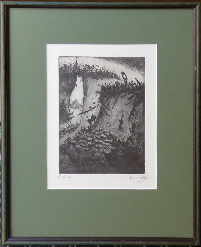 Jan Konůpek (1883-1950) - Bitva v soutěsce