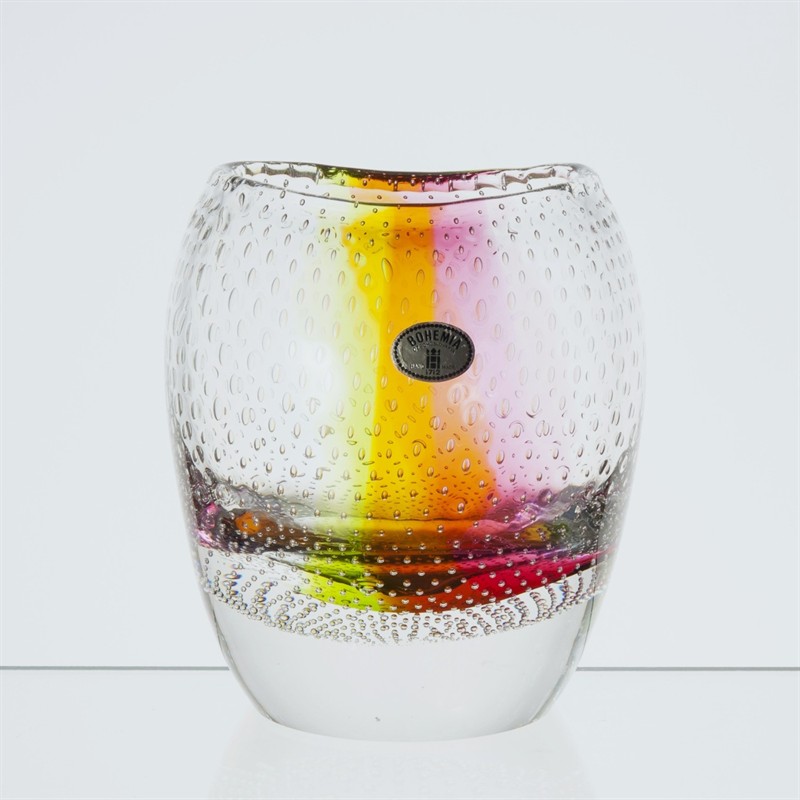 Milan Metelák  Váza ze série Duha, kapky deště