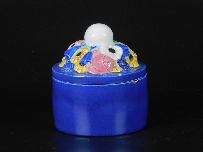 POWOLNY - dóza keramická, kolem 1915, značeno