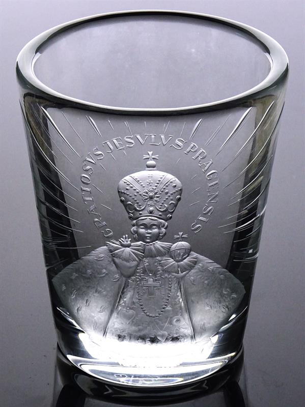 Číše s Pražským Jezulátkem EXBOR