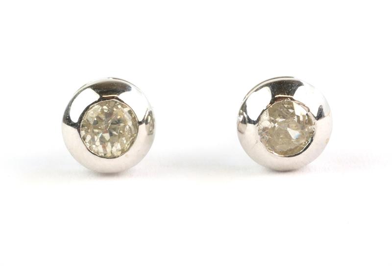 Zlaté náušnice s brilianty 0,40 ct