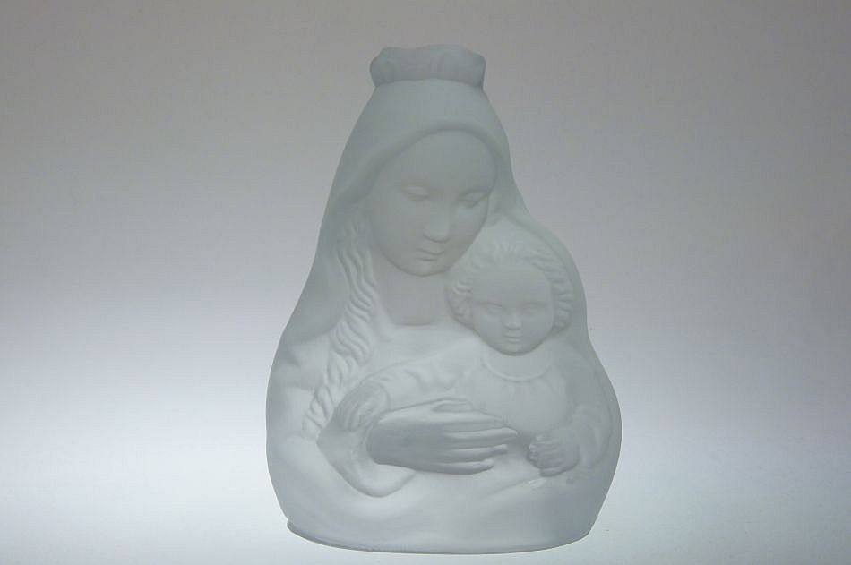 Madonna s dítětem, návrh Ida SCHWETZ LEHMANN pro firmu C. Schlevogt - INGRID