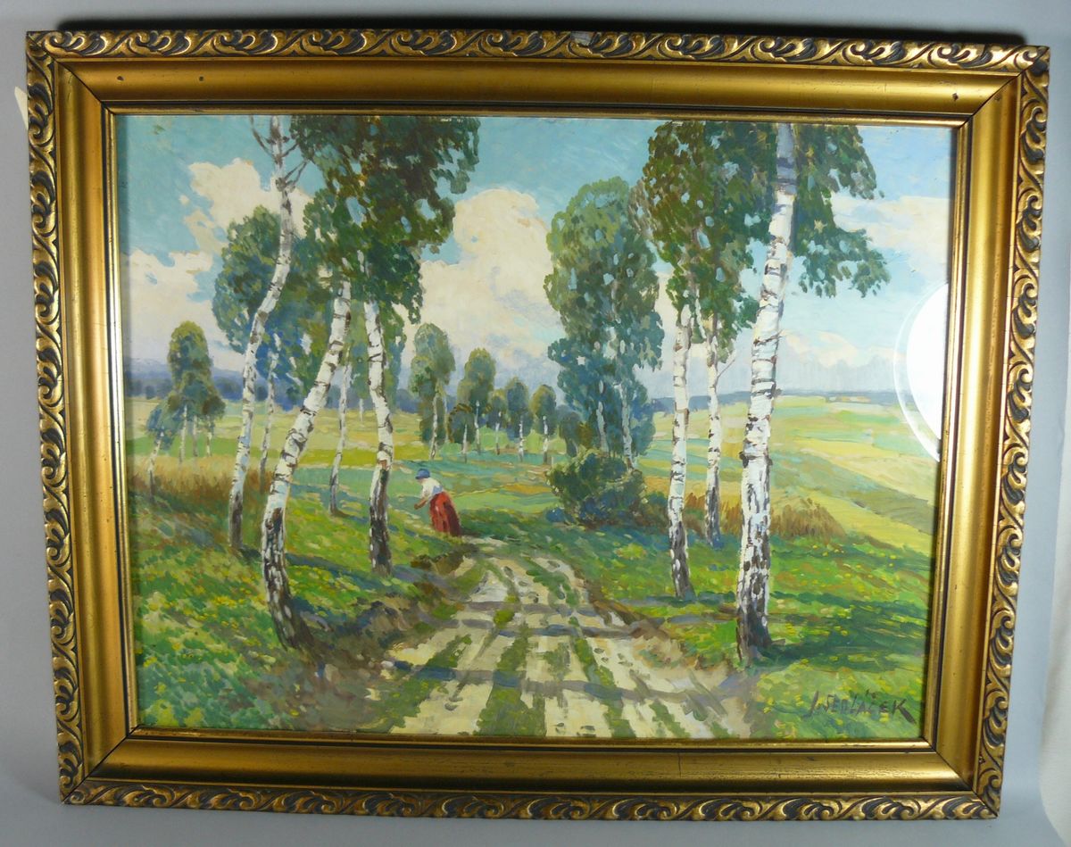 J. Sedláček, Dívka na cestě