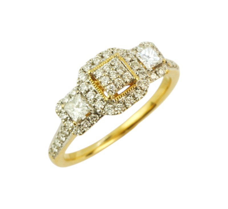 Briliantový prsten (0,48 ct)