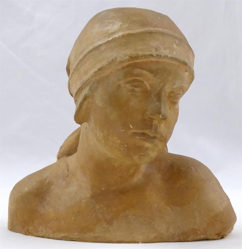 Břetislav Benda (1897-1983)- dívka s šátkem