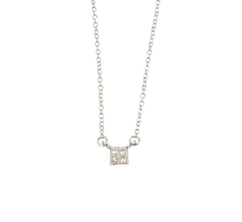 Zlatý náhrdelník s brilianty