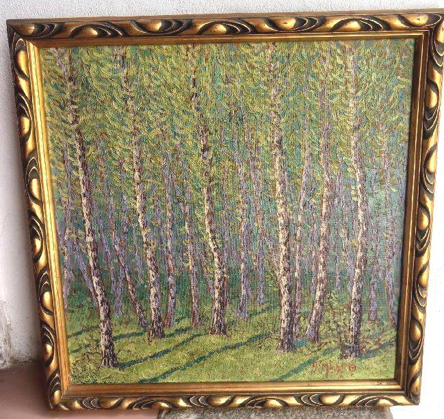 Březový háj, akademický malíř František Michl, rok 1919