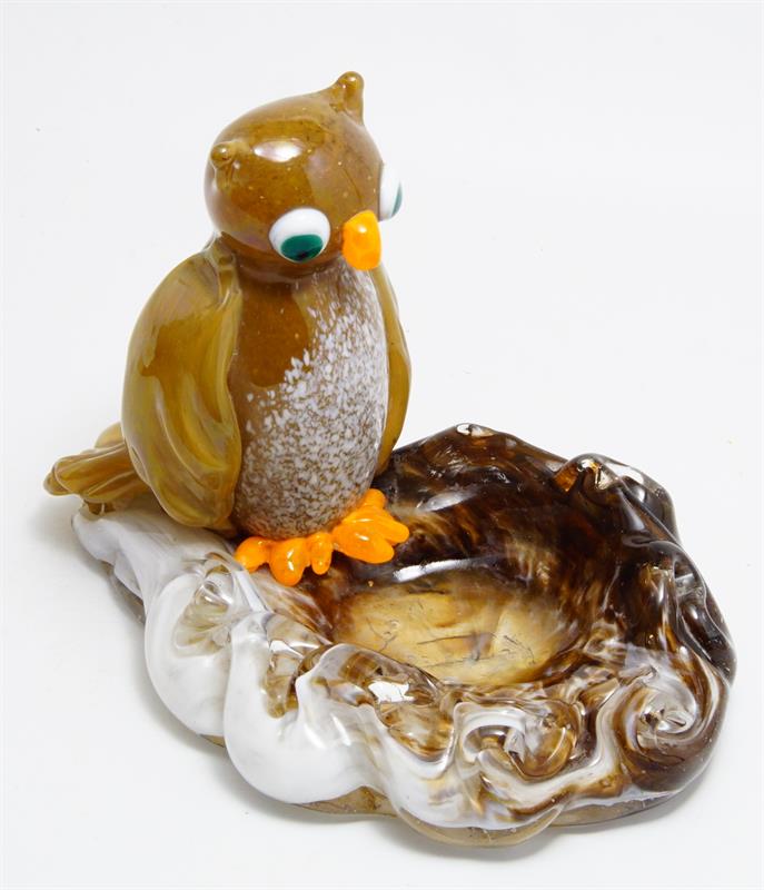 Sova - hutní popelníček, Jaroslav BRYCHTA Železný Brod