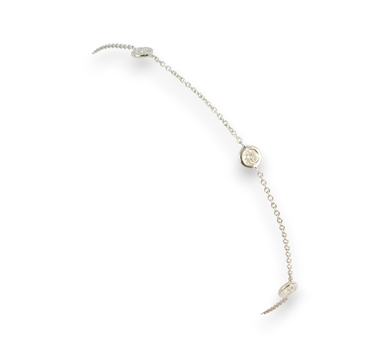 Zlatý náramek s diamanty