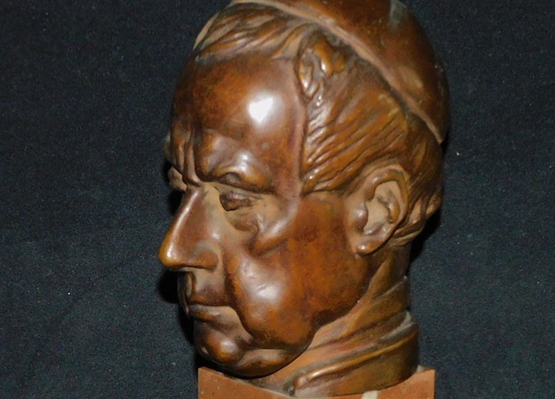 J. V. MYSLBEK - KARDINÁL SCWARZENBERG, bronz