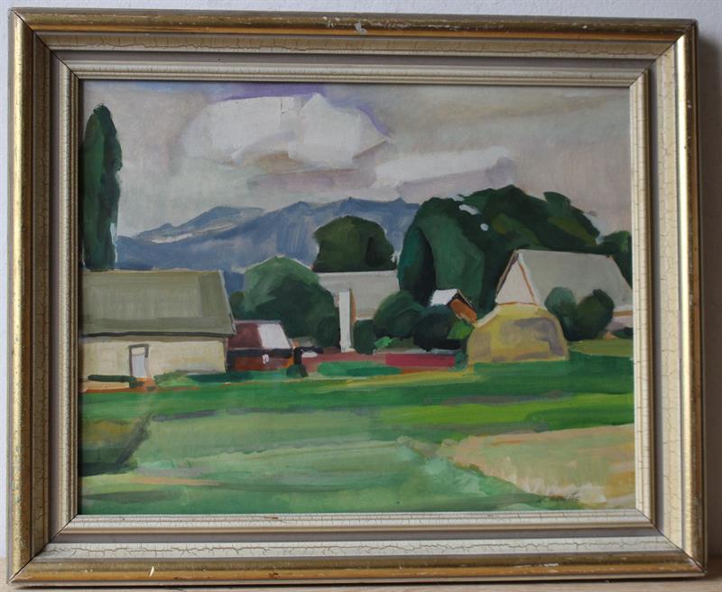 Podhorská vesnice - sign - Olej