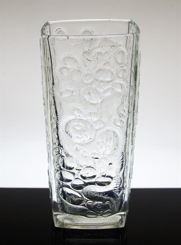 Velká váza abstraktní dekor - Vladislav URBAN Heřmanova Huť