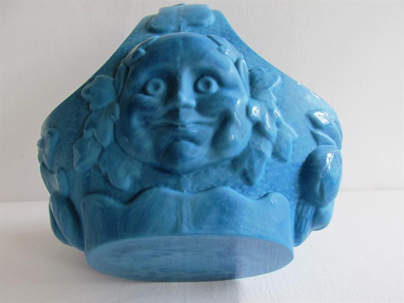 Luxusní košik, lapisové sklo, ART - DECO Schlevogt Ingrid