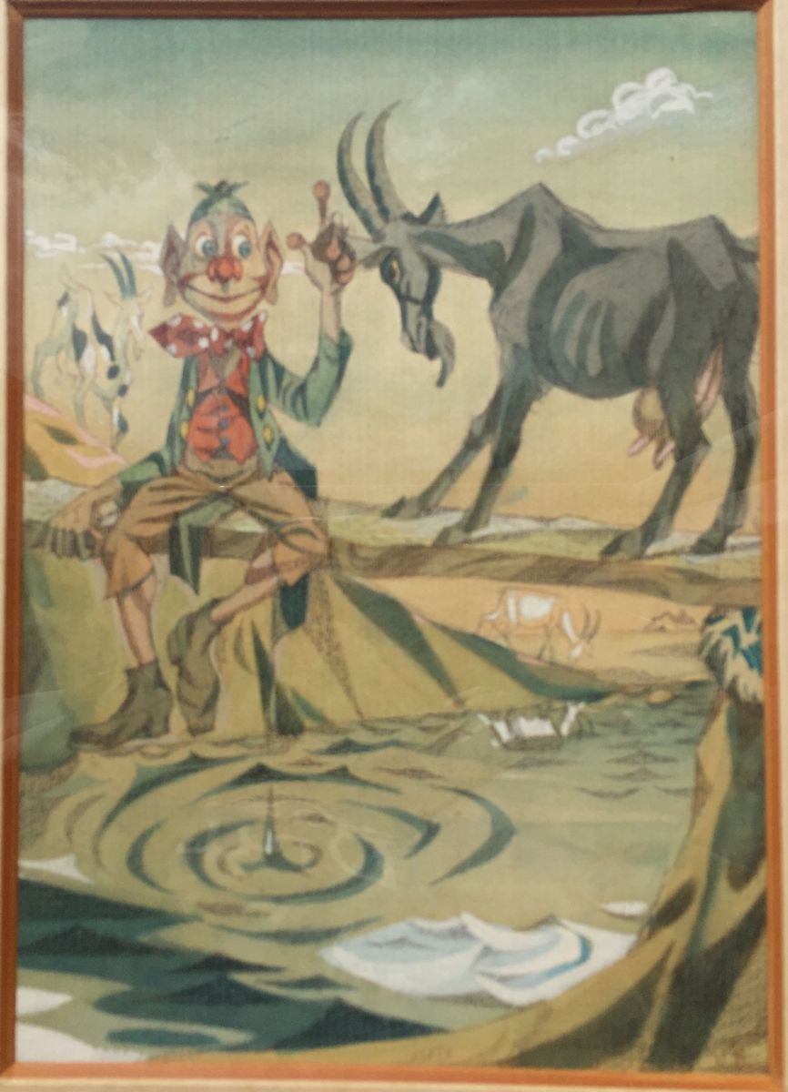 Josef Novák: "Vodník a kozel"