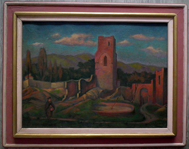 Fr. Viktor Mokrý: Romantická krajina.