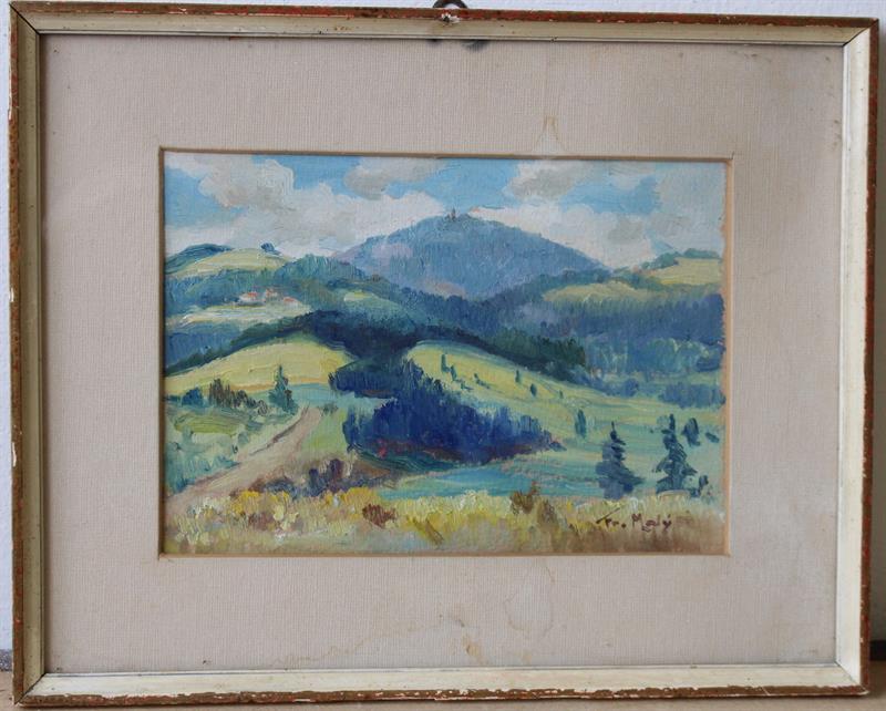 František Malý - Letní krajina - Olej