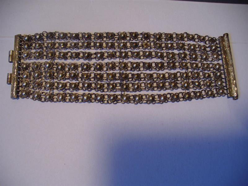 ŠIROKÝ  STŘÍBRNÝ  NÁRAMEK