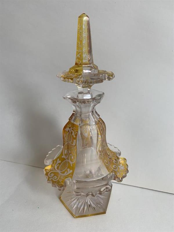 Biedermeier skleněný flakon