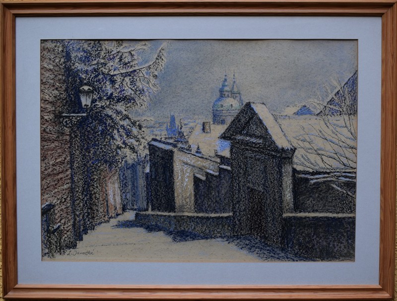 Ludmila Janovská, Zámecké schody