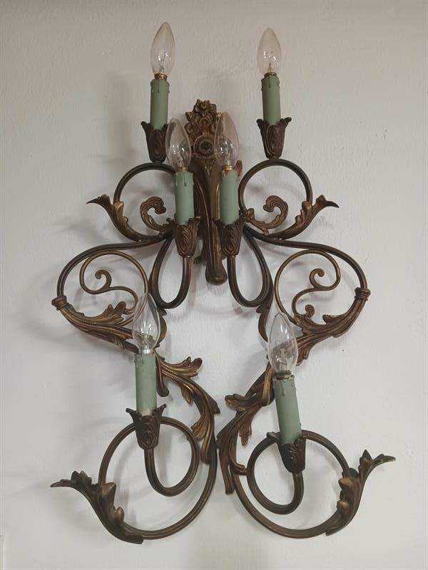 Nástěnné svítidlo bronz