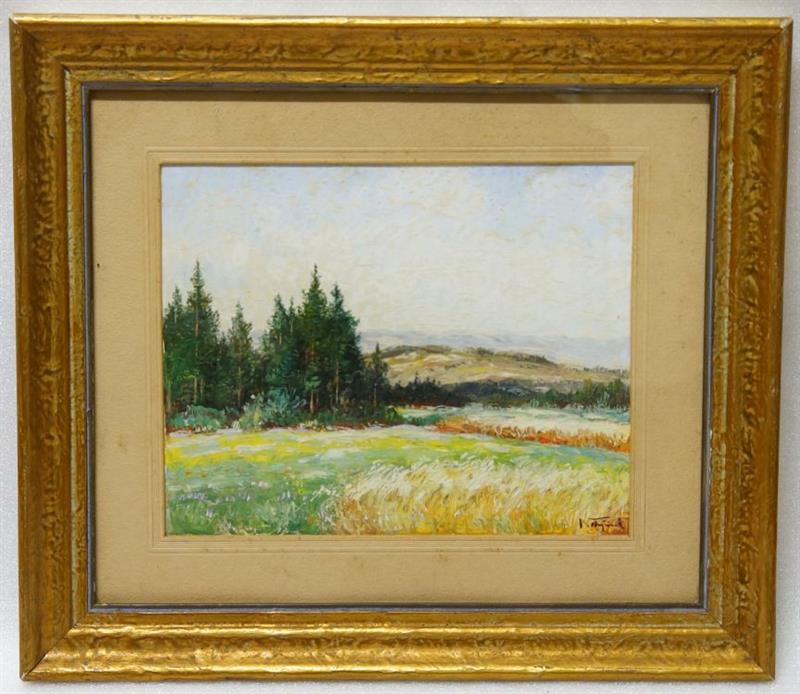 Přede žněmi - Petr MATÝSEK, olej krajinomalba