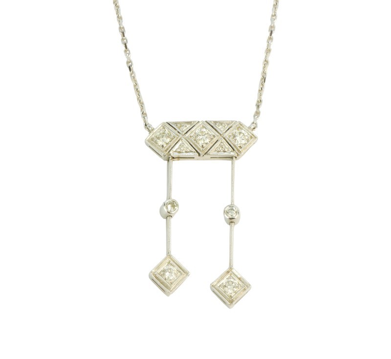 Zlatý briliantový náhrdelník