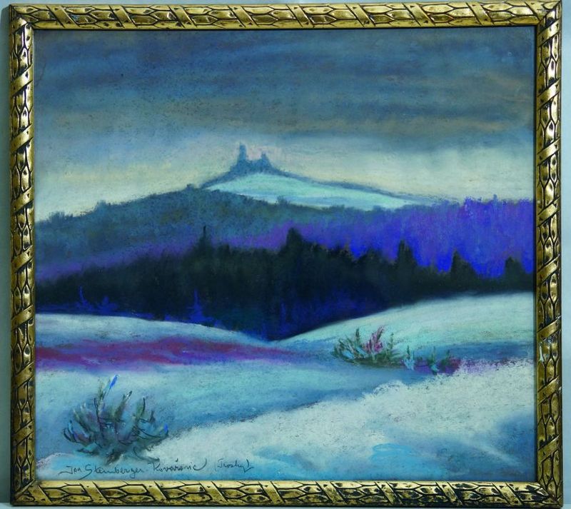 Jaroslav STEINBERGER - Zimní pohled na Trosky