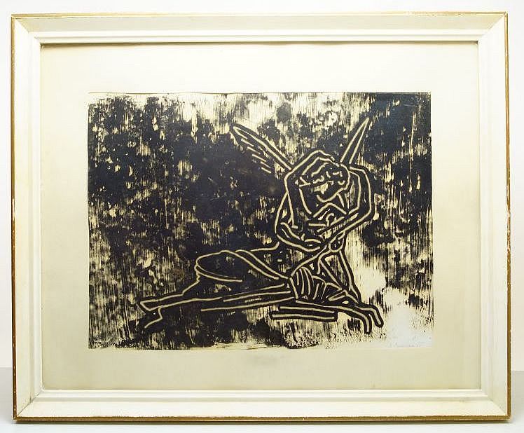 OBJETÍ ANDĚLA - Karel PUCHERNA, kombinovaná technika