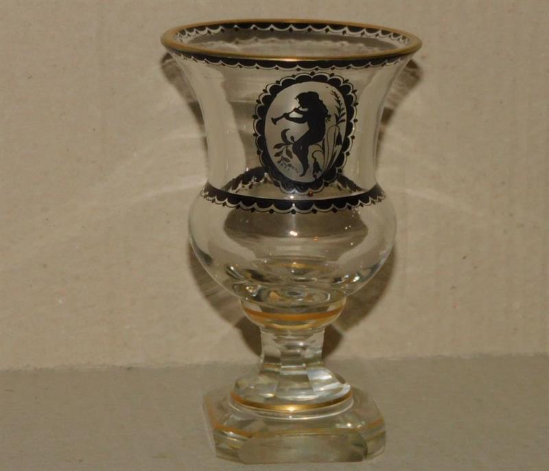 ART DECO SKLENICE - malba švarclotem