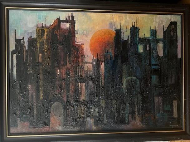 Richard Taubenek,  Město - západ slunce