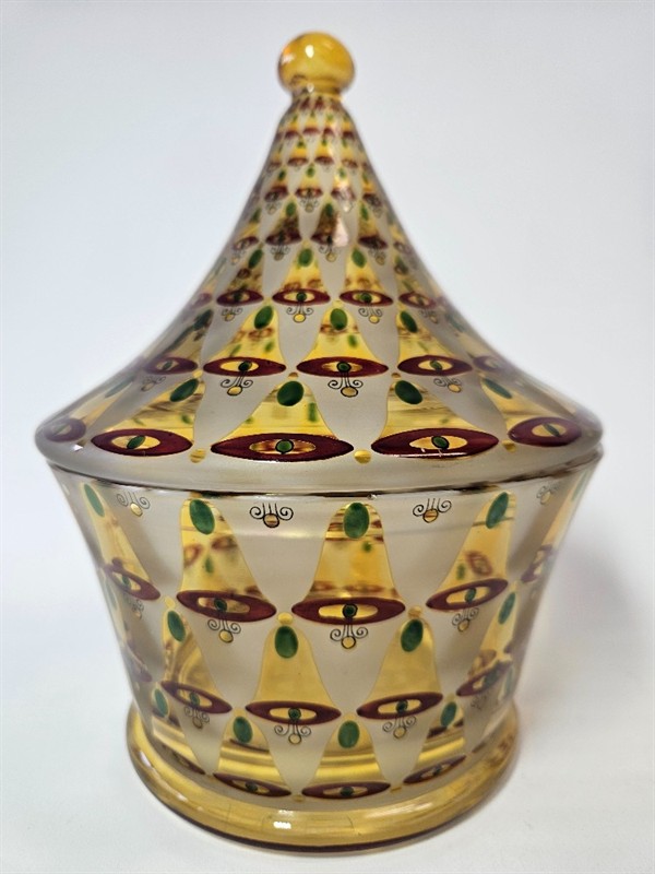 Secesni doza Bohemia Oertel. Johannes&Co. Haida Novy Bor