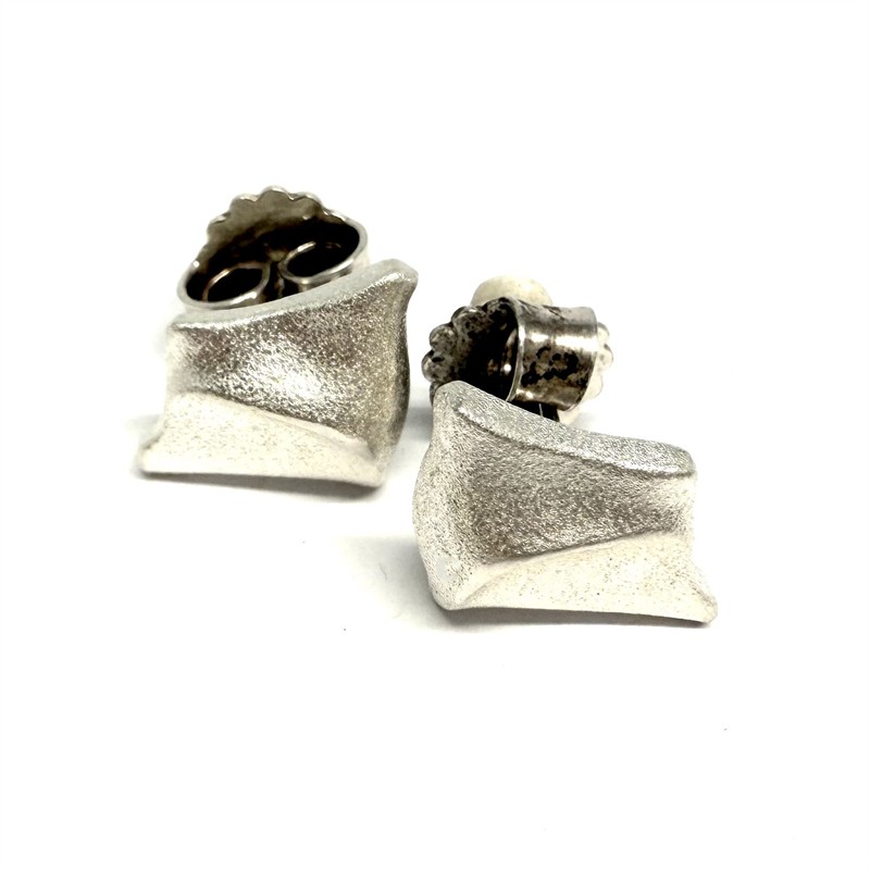 Stříbrné designové náušnice Lapponia