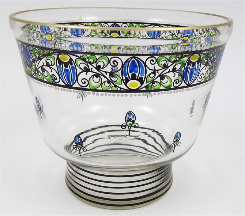 Secesní mísa - Johann Oertel & Co., Haida