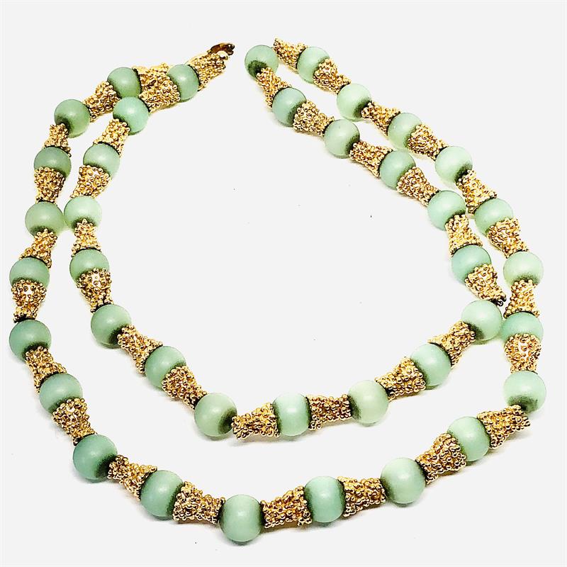 Dlouhý bijou náhrdelník Christian Dior