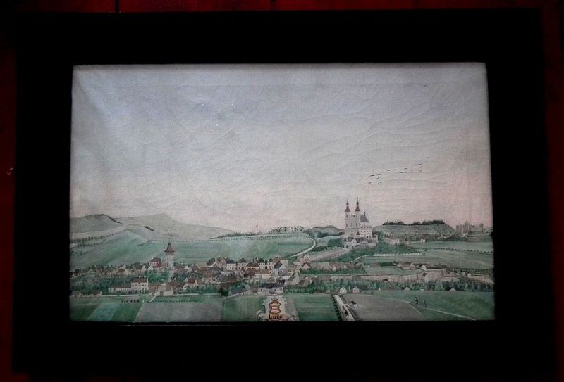 Město Luže - okres Chrudim. Cca 1890.