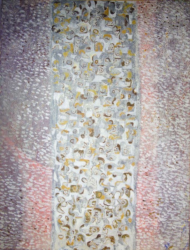 Jan KUDLÁČEK - "Abstraktní kompozice"  olej