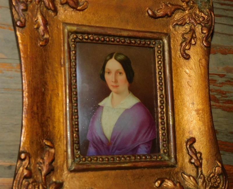 Portrét na porcelánu, BERLÍN kol. 1850